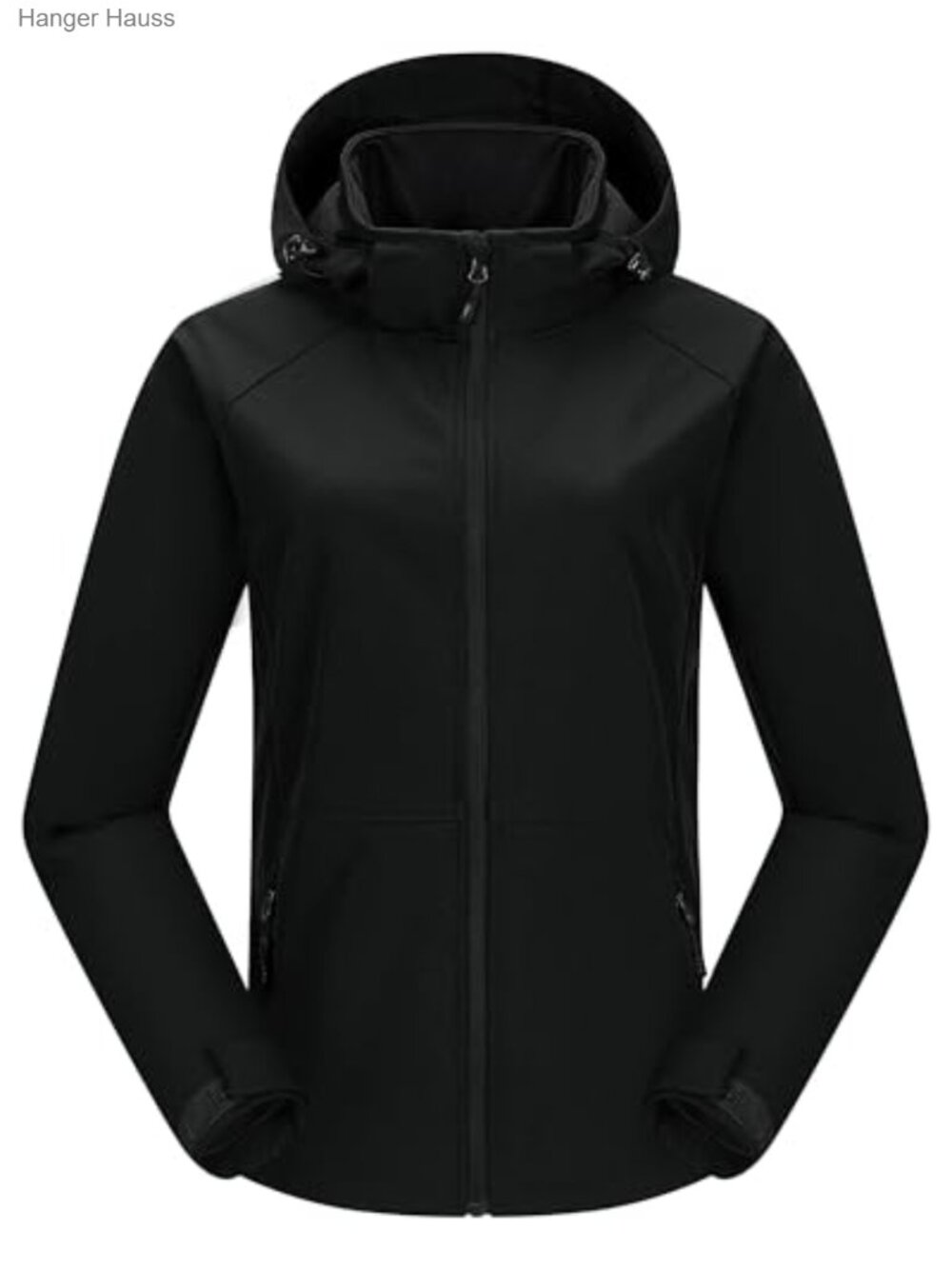 Women's Waterproof Softshell Jacket with Removable Hood Fleece Lined - 33,000ft